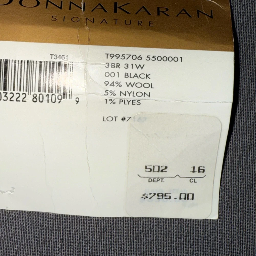 Vintage 90s Donna Karan New York Gold Label Blazer Made in Italy Wool Size 44R